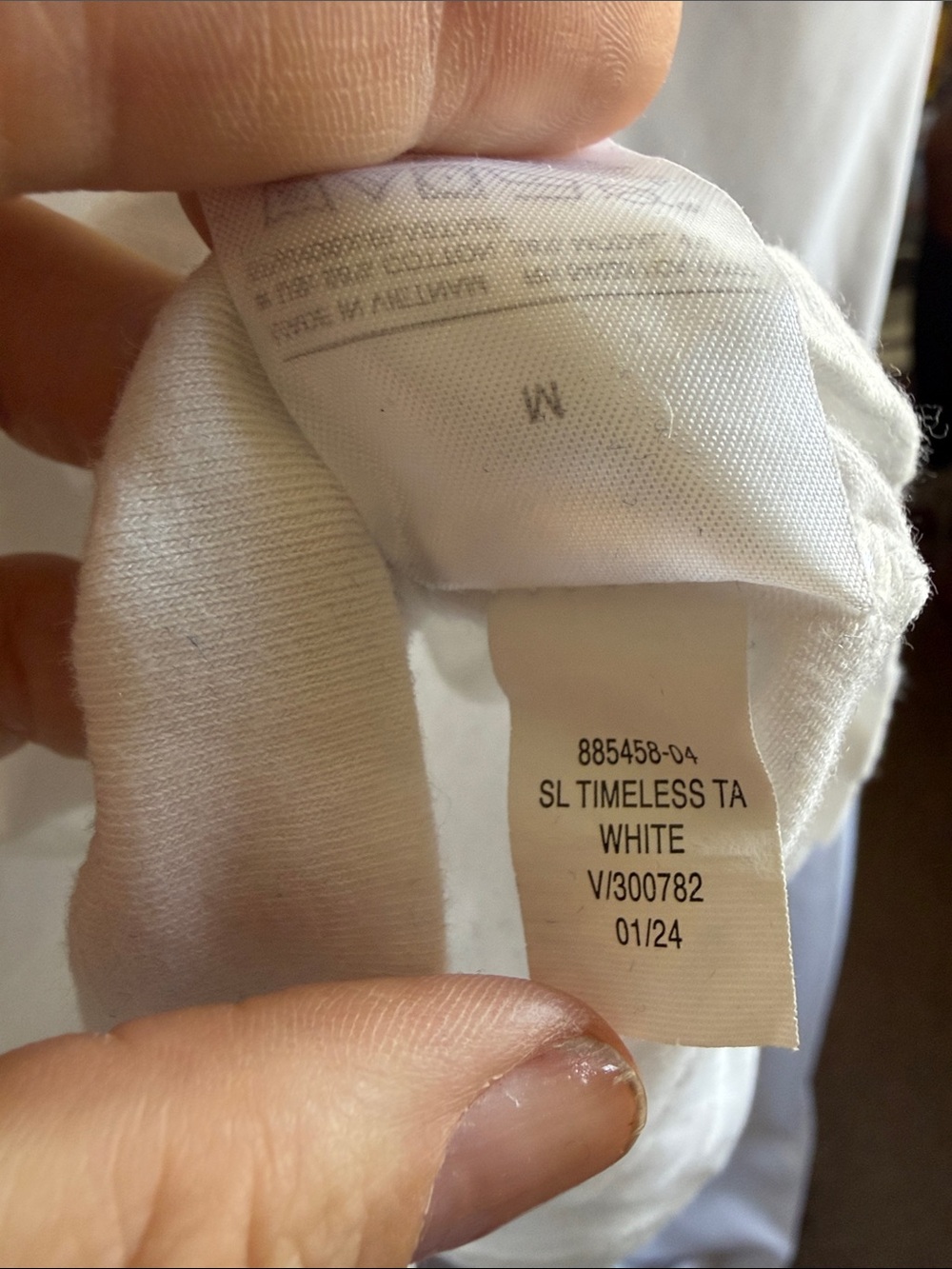 Bundle of 3 Banana Republic Factory timeless tanks navy, white, and black—medium - Picture 6 of 7